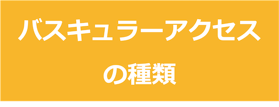 バスキュラーアクセス の種類